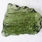 METEORITE MOLDAVITE GREEN LARGE IMPACT FRAGMENT METEOR STONE SPACE ASTEROID ROCK