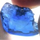 SAPPHIRE ROUGH FACET GEM GEMSTONE BLUE SRI LANKA GENUINE NATURAL UNCUT NICE 2 CT