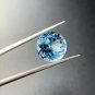 SKY BLUE TOPAZ ROUND CUT BRAZIL GEM ROCK GENUINE NATURAL FACETED NICE GEMSTONE