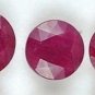 RUBY ROUND CUT PINKISH RED PAKISTAN 10mm 4 CT NATURAL GEM GENUINE FACETED NICE I