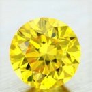 YELLOW DIAMOND GEM ROUND CUT SHAPE AFRICAN GENUINE COLORED NATURAL MINI STUD 2mm