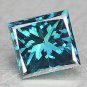 BLUE DIAMOND GEM PRINCESS CUT SHAPE GENUINE FACETED NATURAL SQAURE NICE 3mm 3x3