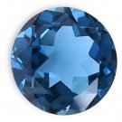 LONDON BLUE TOPAZ ROUND CUT DEEP BLUE BRAZIL GEM NATURAL FACETED GEMSTONE NICE LONDON BLUE TOPAZ ROUND CUT DEEP BLUE BRAZIL GEM NATURAL FACETED GEMSTONE NICE