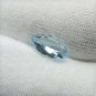 AQUAMARINE GEM MARQUISE CUT 1/4 CT BLUE FACETED NATURAL 5X3mm EYE SHAPE BRAZIL