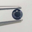 BLACK DIAMOND GEM ROUND CUT SHAPE AFRICAN CARBONADO FACETED NATURAL MINI STUD 2mm