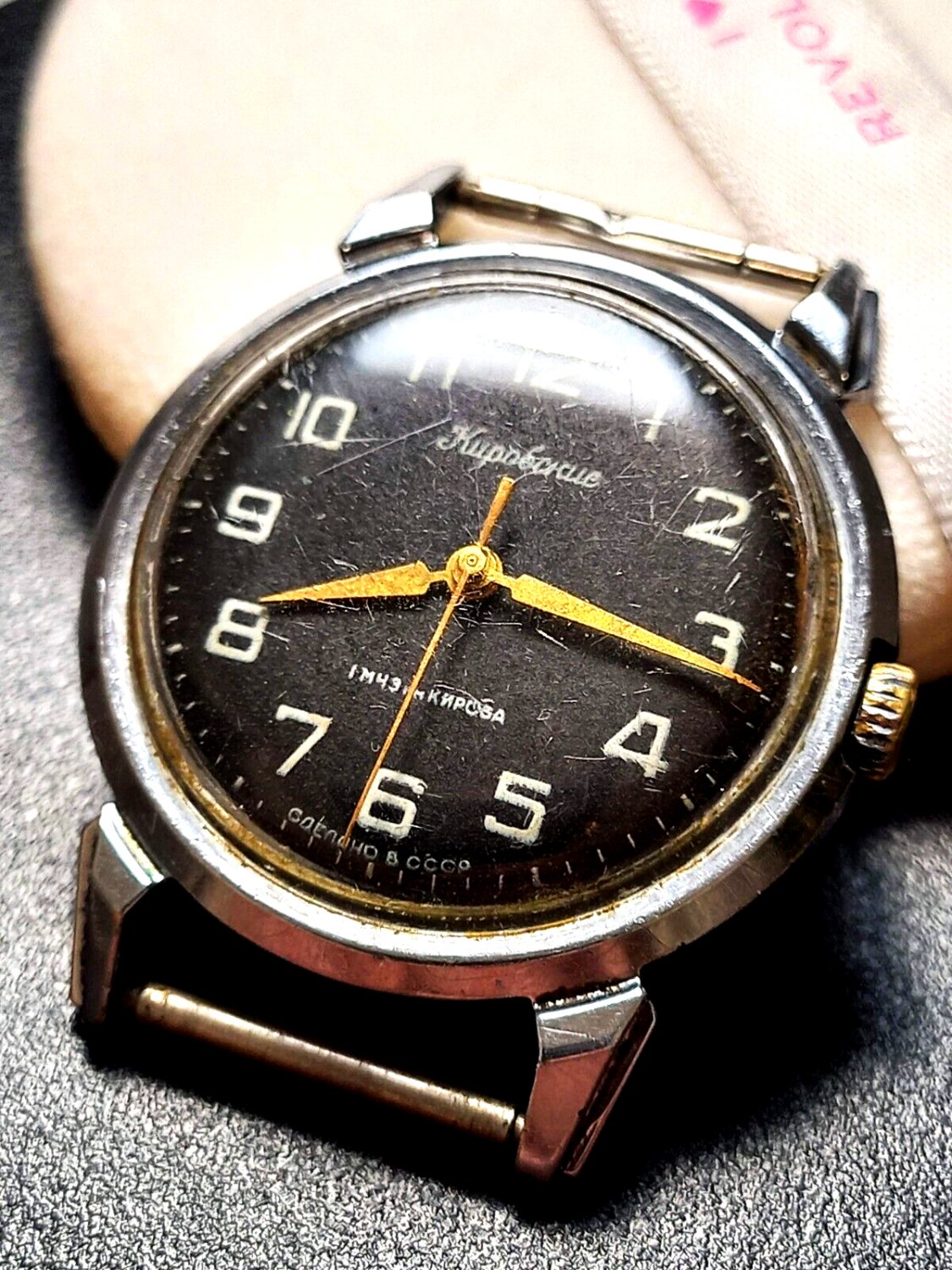 Rare Mechanical Watch Kirovskie 1MCHZ 1960s USSR Collectible Vintage Wristwatch