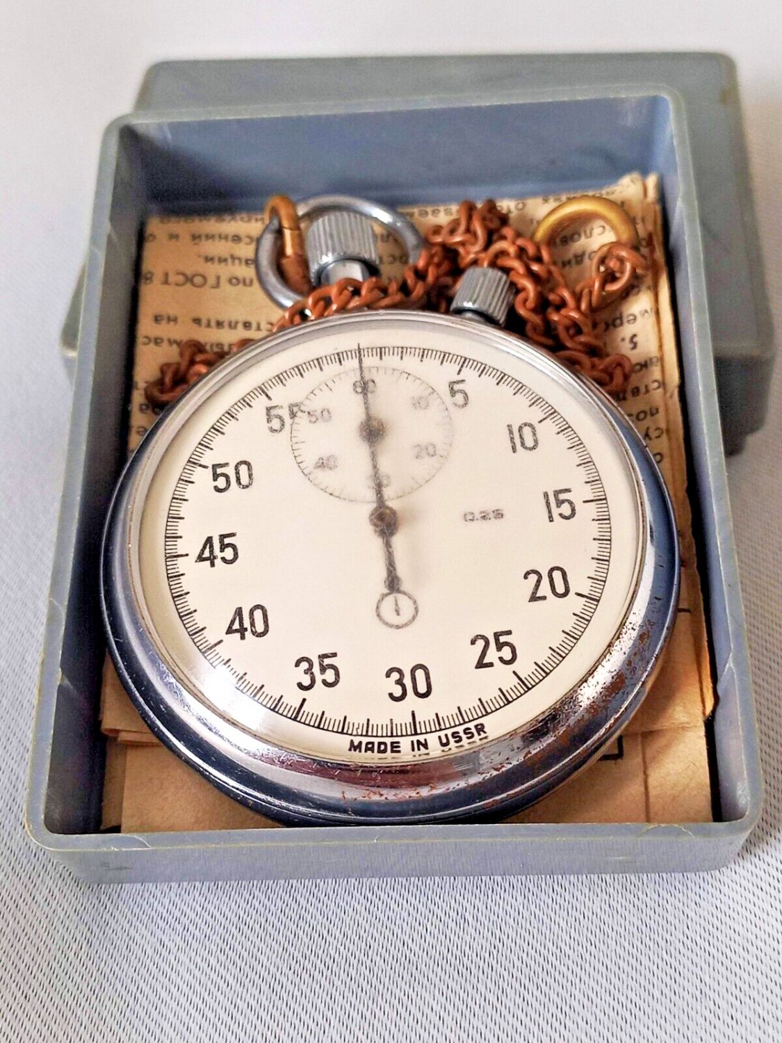 Mechanical Two-button Stopwatch Agat Russian Vintage Stopwatch 90s