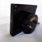 Vintage Soviet Voltmeter in Black Carbolite Case 1973 Made in USSR