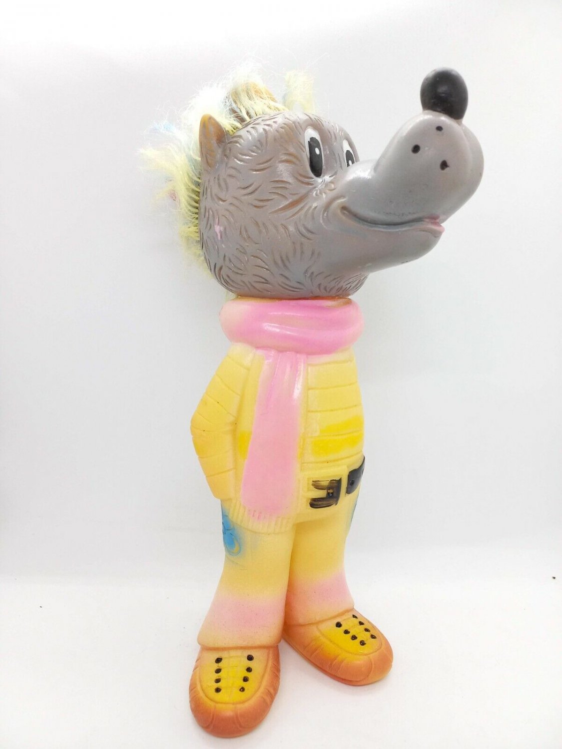 Vintage Rubber Wolf &ETH;&iexcl;artoon You Wait Soviet Cartoon Nu Pogodi Character