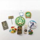 Soviet Sports Pins Olympic and Other Pins from the Soviet Union Lot 10 Pieces
