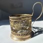 Soviet Glass-Holder Russian Vintage Coaster Rare Tea Glass Holder 1950s