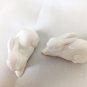 Porcelain Rabbit Figurines Collectible Rare Soviet Figurine 1960s