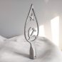 Vintage Flag Tip Soviet Flag Tip Aluminum Hammer and Sickle Russian Flagpole Tip