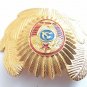 Cap Badge Soviet Policeman Insignia USSR Militsiya 1980s