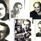 Soviet Actors Photos Collection Black and White Soviet Cinema Actors