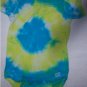 Yellow and Turquoise 9-18 month Onesie
