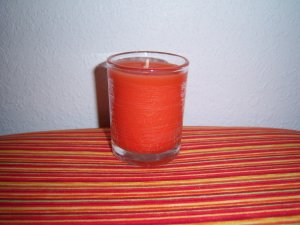 Votive Candle with Wick-Mango