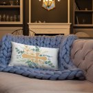 Floral Cross 12" x 20" Throw Pillow