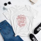 Women's Things Take Time Graphic Print Tee