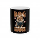 Dog Mom My Kids Have Paws Black 11 oz Coffee Mug