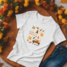 Gnome Thanksgiving Tee Shirt Pumpkin Its Fall Holiday Top