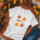 Happy Autumn Leaves Tee Shirt Fall Vibes Top