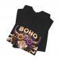 Boho Texas Style Tee Graphic Print Cow Skull Western Top