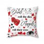 Devil Angel Rolls Dice Decorative Throw Pillow Unique Whimsical