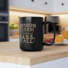 "A Dash of Sass Y’all" Mug 15oz Black
