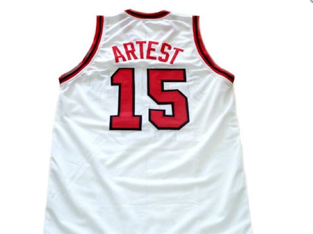 Ron Artest #15 St John's University Basketball Jersey White Any Size