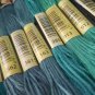 Floss Thread Skein 6 Strands Hand Embroidery Aqua Shades 22 Colors CXC