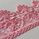 Guipure Venice Lace Trim Edging Light Pink For Sewing Craft Costumes Home Decor