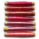 Pink Fly Tying Fishing Flies Rod Building Repair Materials Thread Yarn Spools