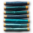 Fly Tying Fishing Flies Rod Building Guide Wrapping Repair Thread Aqua Turquois
