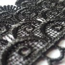 Guipure Venice Lace Trim Edging Black For Sewing Craft Costumes Home Decor