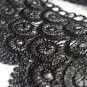 Guipure Venice Lace Trim Edging Black For Sewing Craft Costumes Home Decor