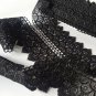 Guipure Venice Lace Trim Edging Black For Sewing Craft Costumes Home Decor