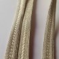 Trim Lace Bridal Ribbon Braided Edge Silver Costume Crafts Sewing Embellishement