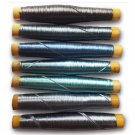 Fly Tying Rod Building Fishing Guide Wrapping Repair Blue Gray Spools Thread