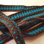 Trim Lace Ribbon Sewing Galon Passementerie Brown Turquoise Braided Finishes