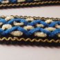 Trim Lace Ribbon Light Blue Cotton Fur Jacquard Craft Sewing Embellishement