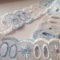 Trim Lace Ribbon Dentelle Cotton Sewing Embroidered Craft Fabric 2.5 cm Width