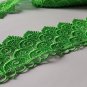 Guipure Venice Lace Trim Edging Green For Sewing Craft Costumes Home Decor