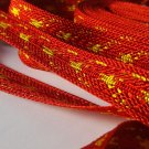 Galon Ribbon Trim Lace Jacquard Red Yellow green Braided Embellishement Galon Ribbon Trim Lace Jacquard Red Yellow green Braided Embellishement