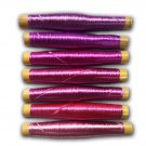 Red Purple Fly Tying Fishing Flies Rod Building Thread Yarn Materials Bamboo