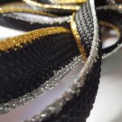 Trim Lace Black Silver Gold Ribbon Metallic Passementerie Dentelle Sewing Craft
