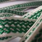 Green Off White Galon Ribbon Trim Lace Green Metallic Crafts Sewing Finishing