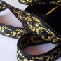 7.7 Yards Black Metallic Galon Ribbon Lace Sewing Trim Embellishments Finishes