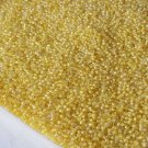 Seed Bead Round Rocailles Glass Yellow Jewelry Making Beads 15 Gr Spacer Earring