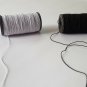 Elastic Round 0.3mm String Cord Rope Sewing Machine Black White